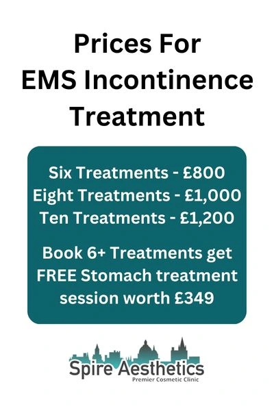 EMS Incontinence Treatment Prices Telford
