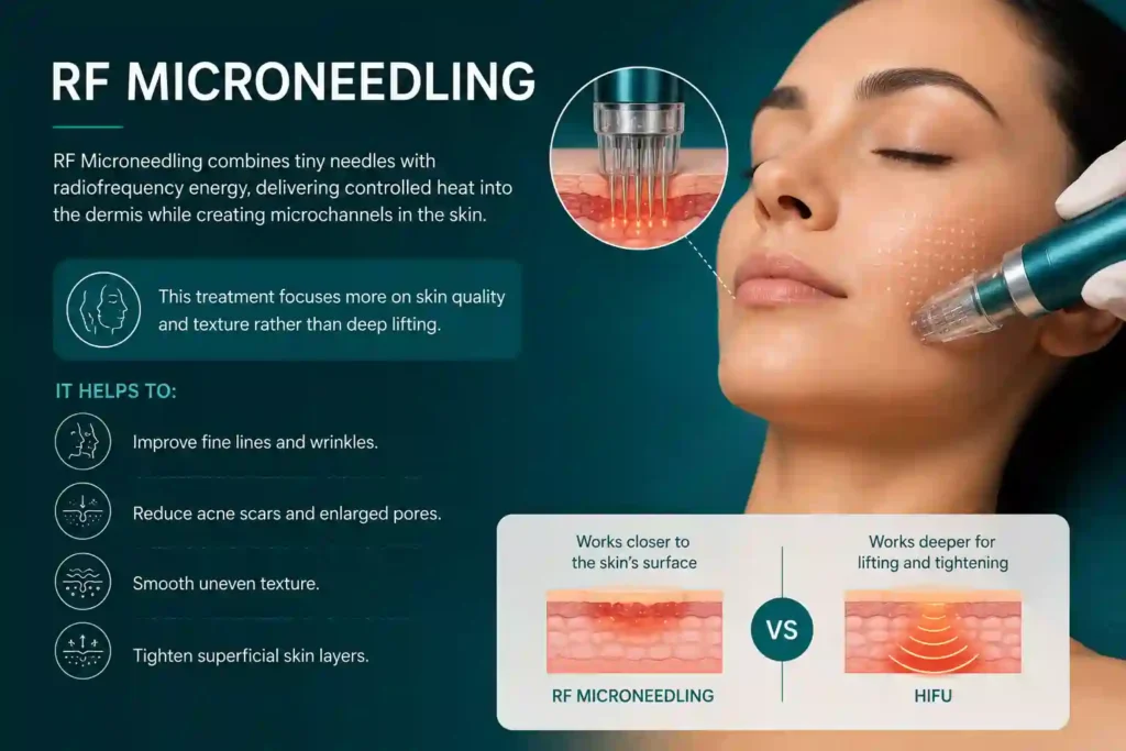 What Does RF Microneedling Do That HIFU Alone Cannot Telford